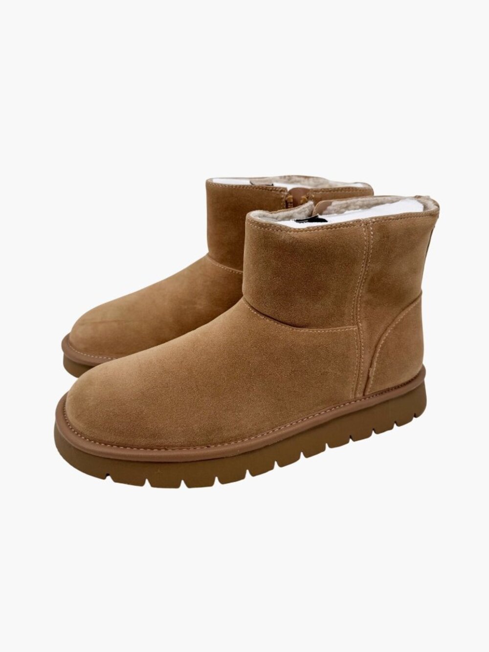 NEW Universal Thread May Microsuede Boots with Memory Foam Insole - Tan - Size 6